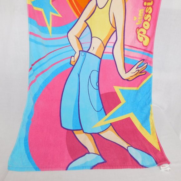 Disney Store Kim Possible Beach Towel 30 x 60 retired - Picture 3 of 5